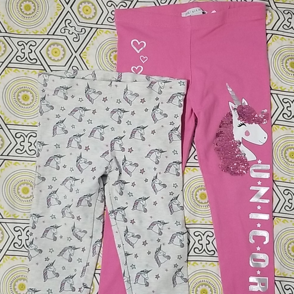 Unicorn leggings sequins